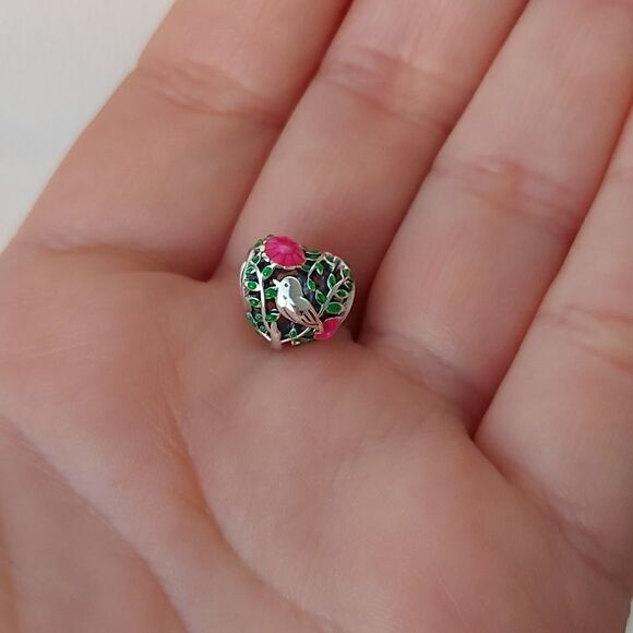 925 Silver Secret Garden Charm - Picture 3 of 6